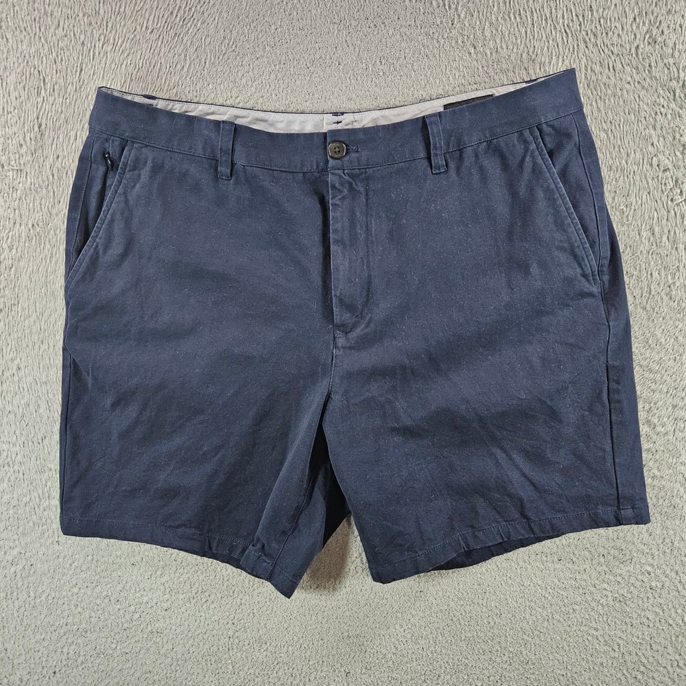Bonobos Mens Athletic Fit Chino Shorts Navy Blue Size 38 7 Inch Inseam